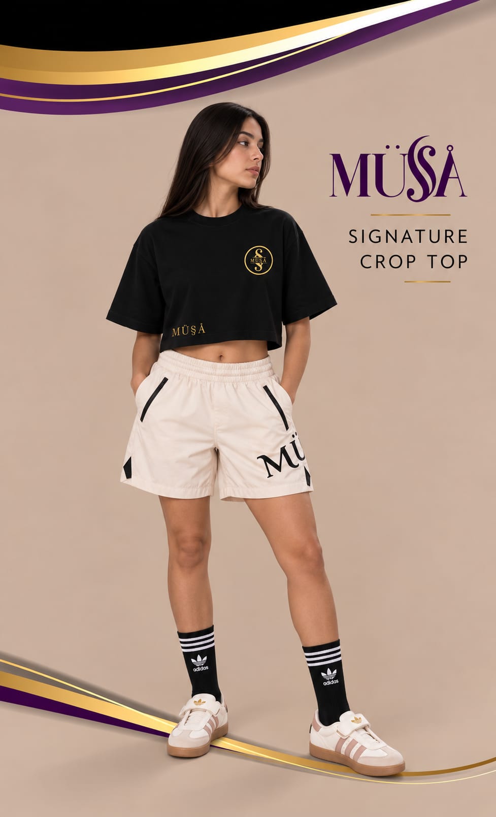 MÜ§Å Signature Crop Top  - MS000002
