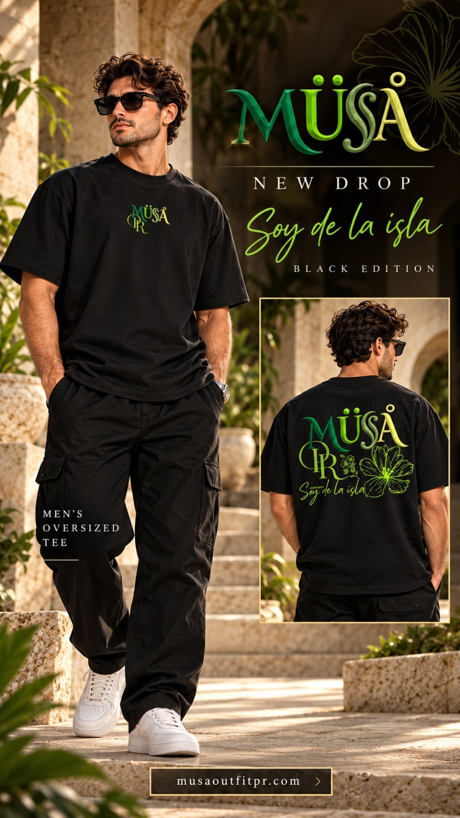 MÜ§Å  Soy de La Isla Classic Oversize Black Edition - MS000050