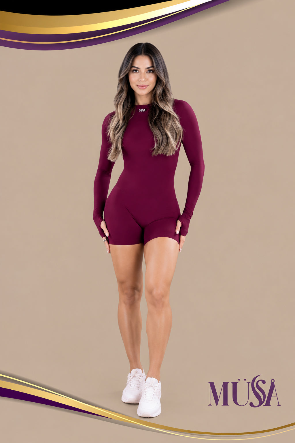 MÜ§Å Midnight Jumpsuit Wine Edition - MS000029