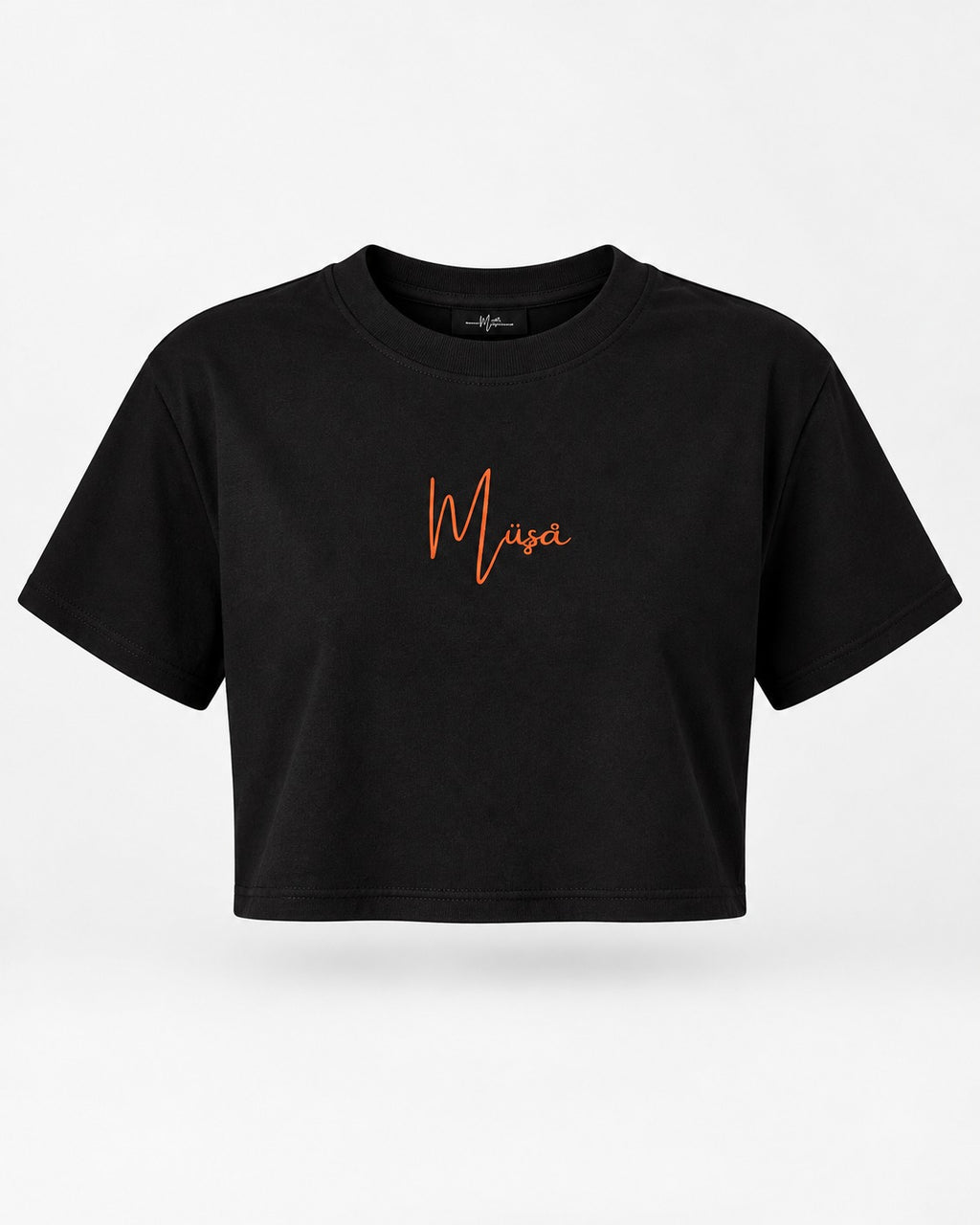 MÜ§Å RESILIENCE — BLACK WOMEN'S CROP TOP - MS000064
