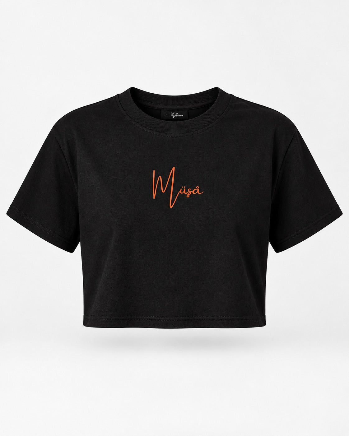 MÜ§Å RESILIENCE — BLACK WOMEN'S CROP TOP - MS000064