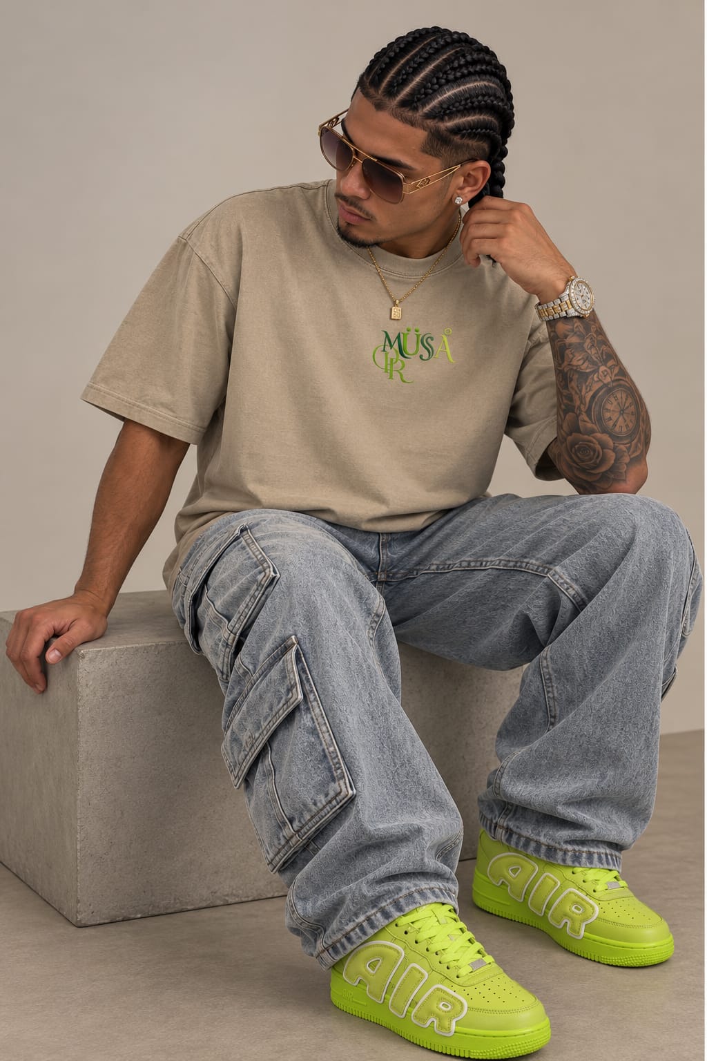 MÜ§Å Soy De La Isla Cream Regular Fit - MS000009