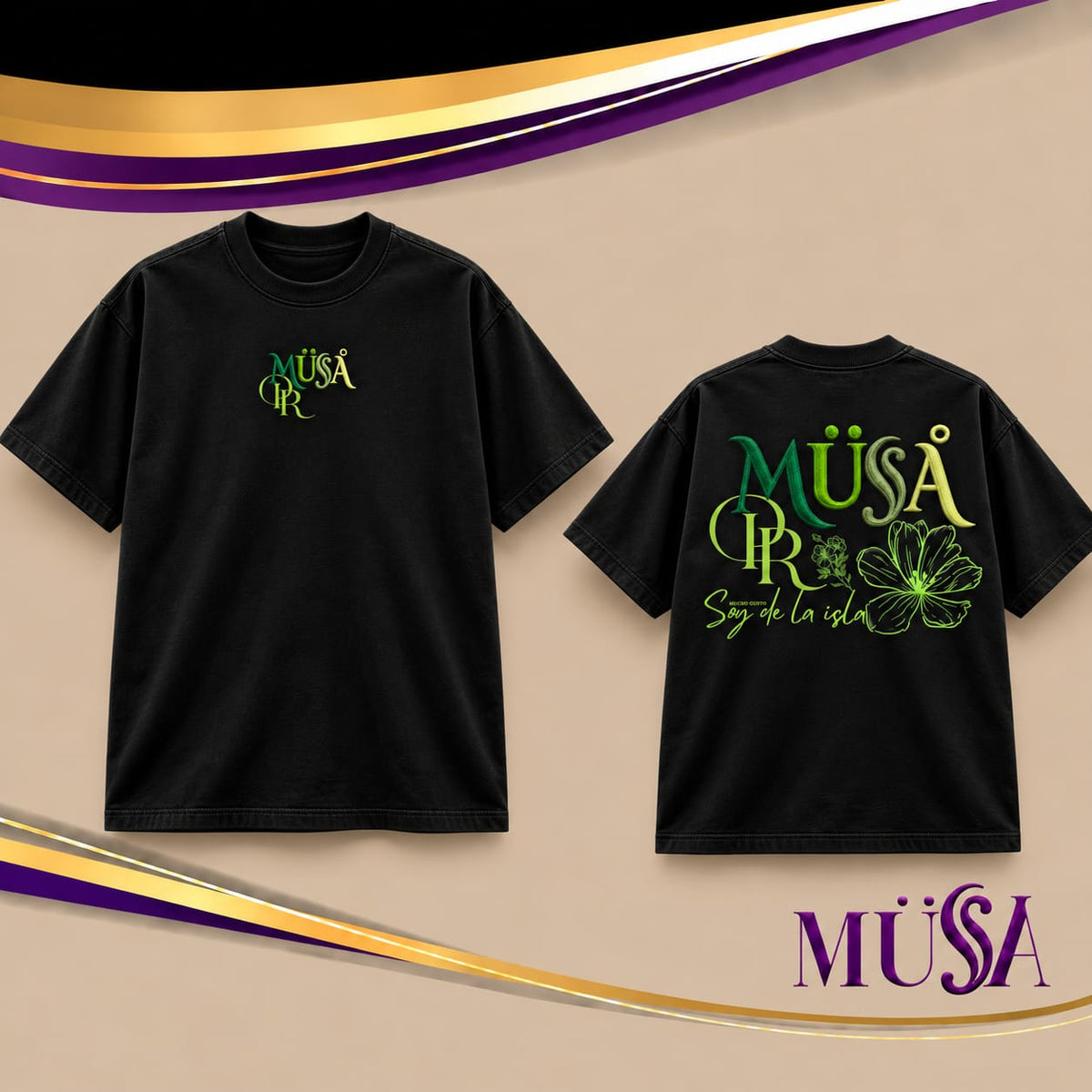 MÜ§Å  Soy de La Isla Classic Oversize Black Edition - MS000050