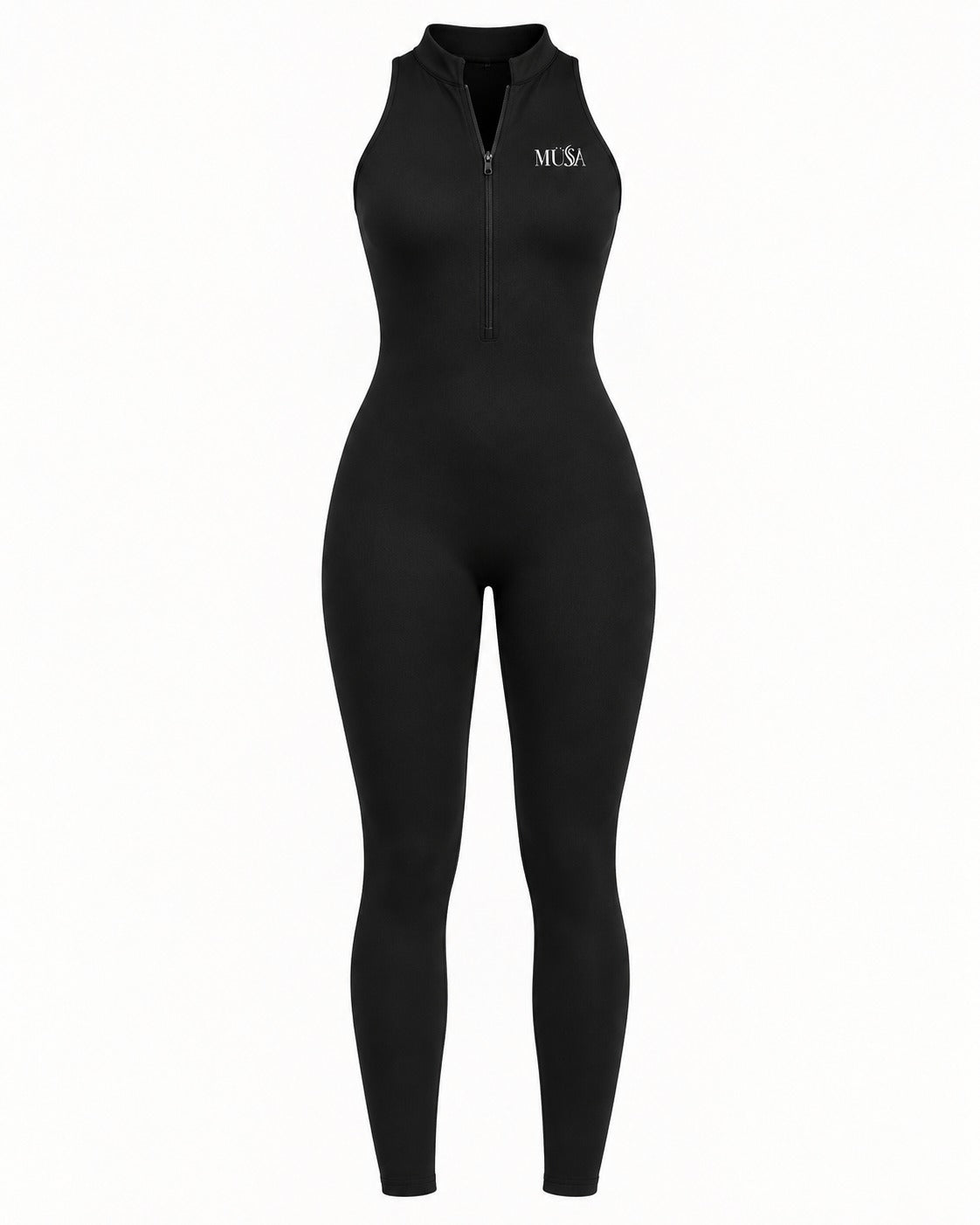 MÜ§Å VENUS — BLACK SPORT JUMPSUIT - MS000072