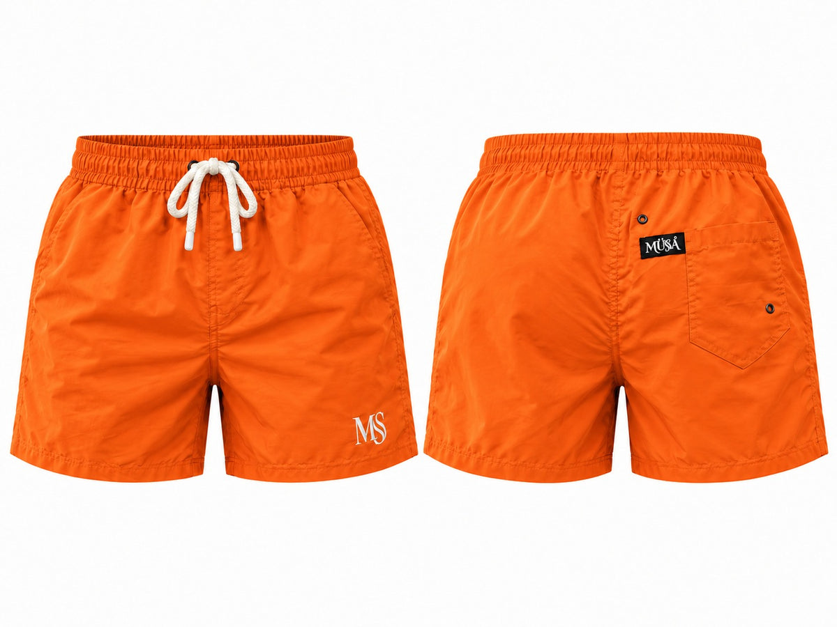 MÜ§Å BASIC SPORT SHORT — ORANGE EDITION - MS000089