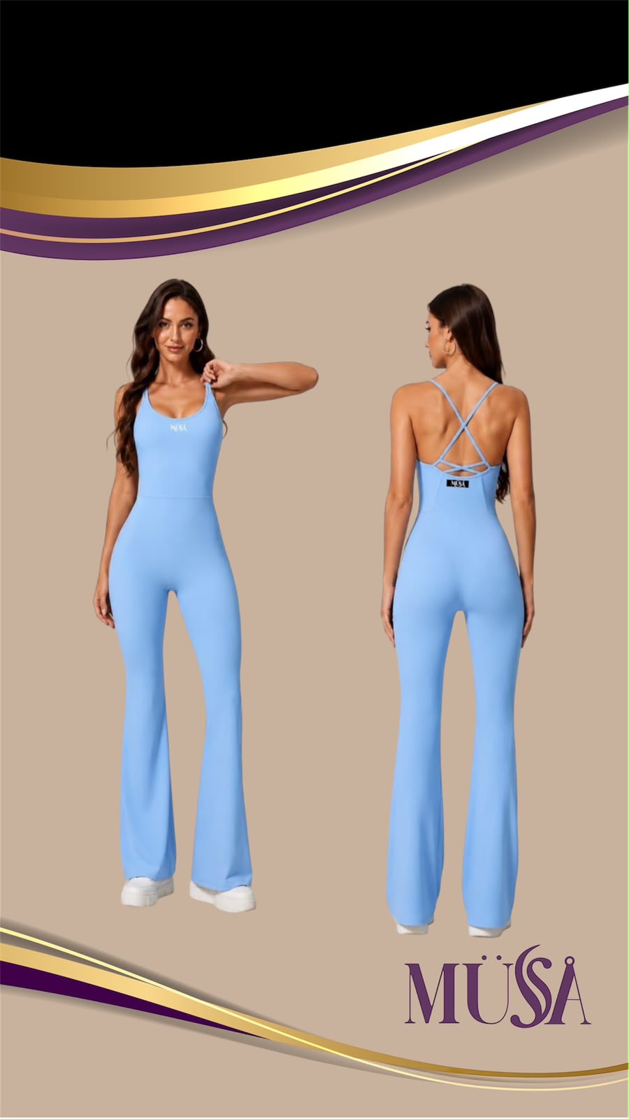 MÜ§Å Marfil Jumpsuit Baby Blue Edition - MS000034