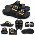 CROCS SATURDAY SANDALS BLACK/GOLD- RS000005