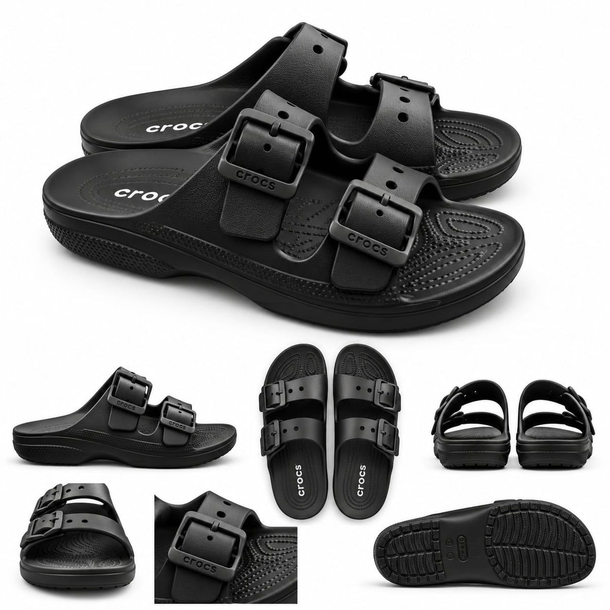 CROCS SATURDAY SANDALS BLACK- RS000006