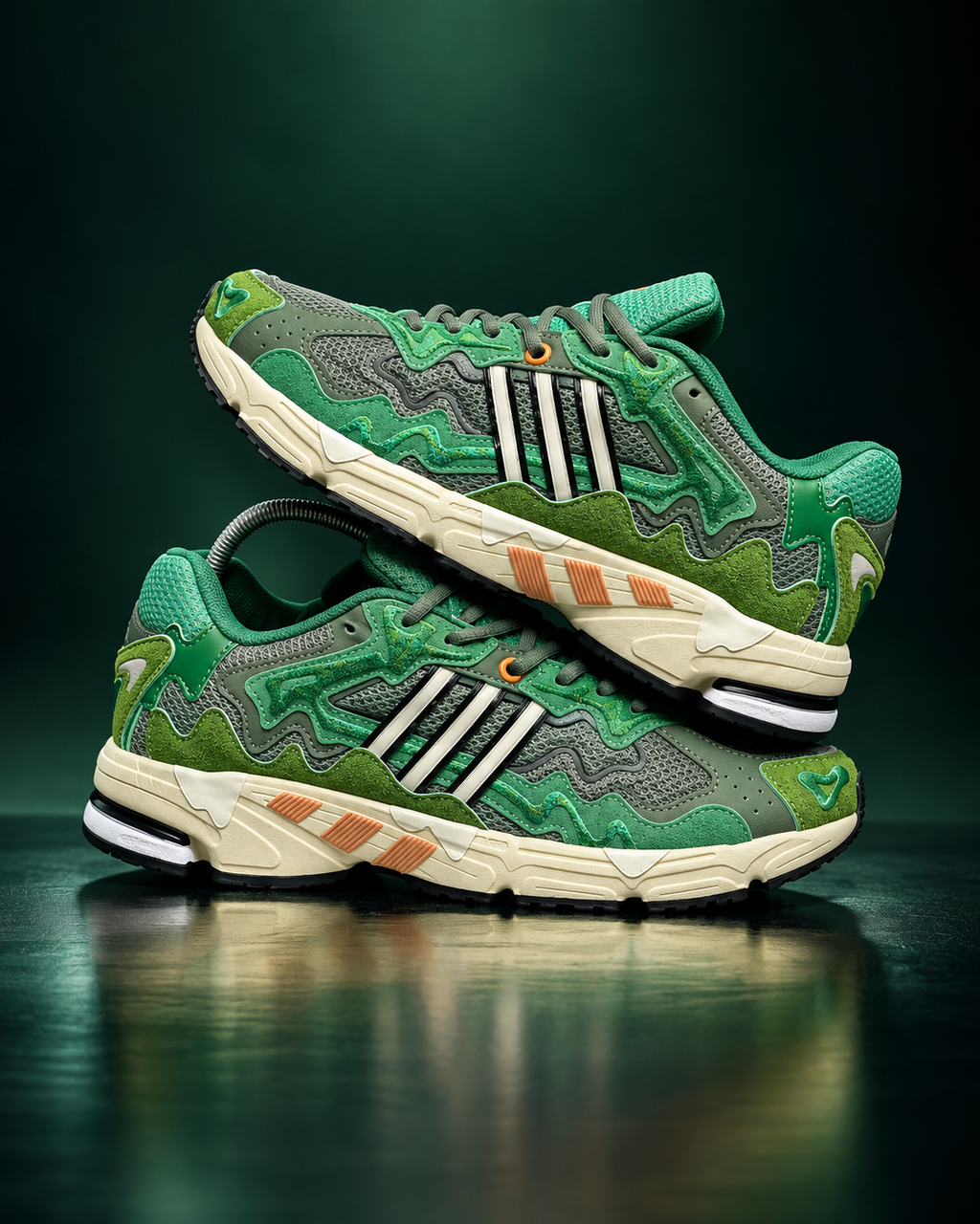 Adidas Response x Bad Bunny Custom Green P0000014